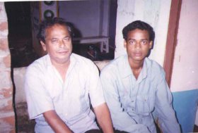 With Poet Brahmananda