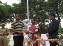 Getting award for Blood Donation