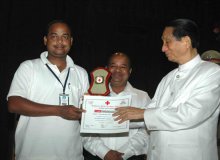 Getting award from Governer of Odisha