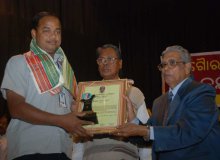 Getting Gourisankar Award for Journalism