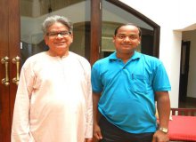 With Doctor Kabi Prasad Mishra