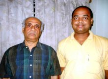 With eminent story writer Taruna Kanti Mishra