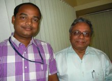 With Hara Prasad Das