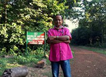 Ranjan Pradhan at Kuldhia Wild Life Sanctuary, Baleswar, Odisha