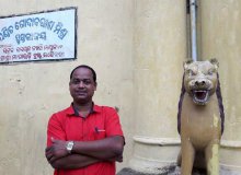 Ranjan Pradhan at Sadeikala King's Palece of Jharkhand