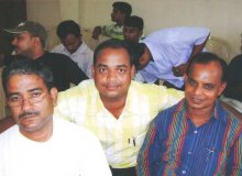 Ranjan Pradhan with Sarada Mishra and Sunil Prusty