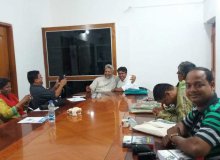 With Jala Purusa Dr. Rajendra Sing in a Seminar on River